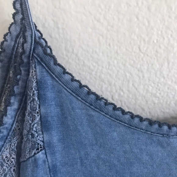 TOPSHOP Blue Picnic Dress - Picture 6 of 7